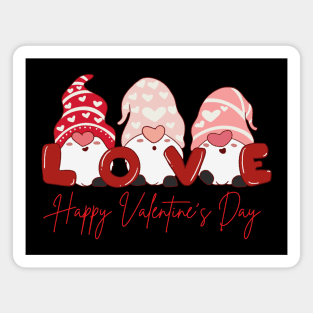 trio valentines day Magnet